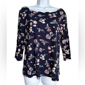 ANN TAYLOR FLORAL PRINT BLOUSE